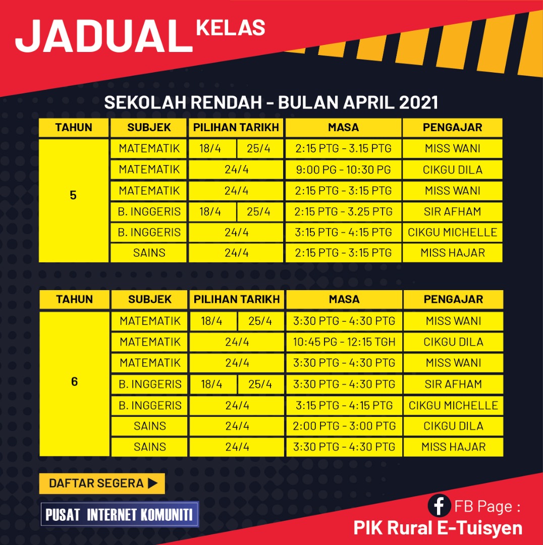 Jadual-Sek-Rendah