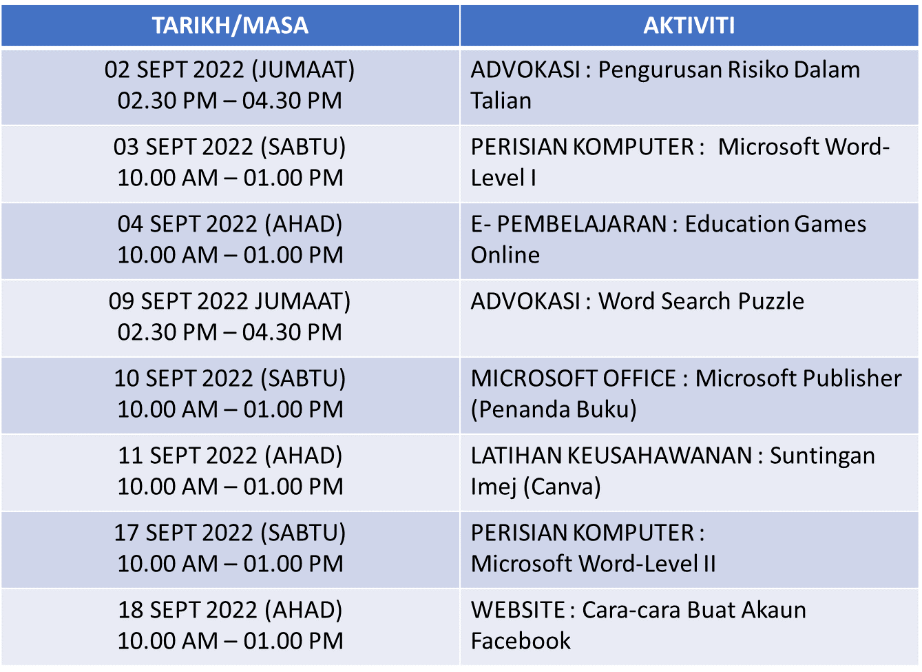 JADUAL-SEPT-2022